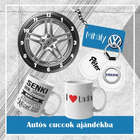 Autós cuccok ajándékba - Bogreguru