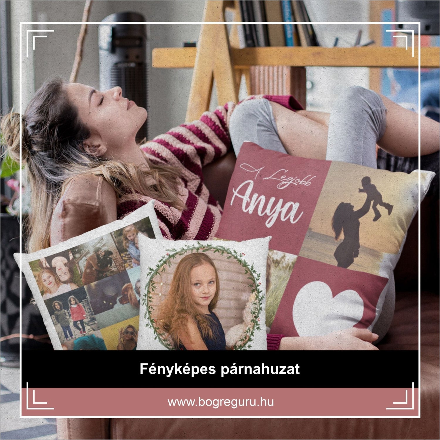Fényképes párnahuzat - Bogreguru