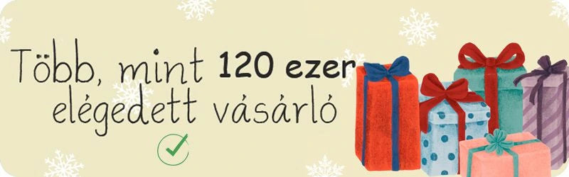 több mint 120 ezer elégedett vásárló