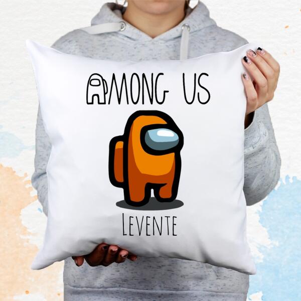 Among us egyedi neves párna