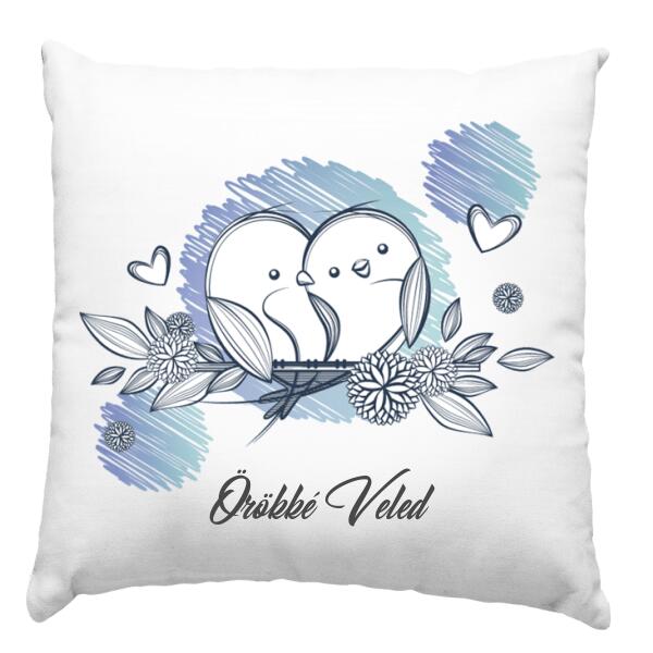 Valentin napi madaras párna