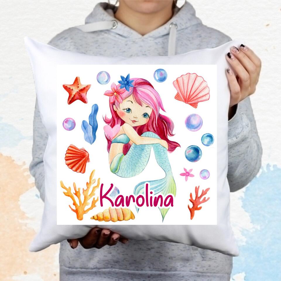 Sellős díszpárna saját névvel gyerekeknek