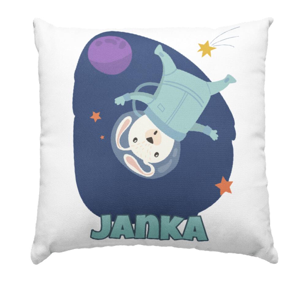 Ajándék párna gyerekeknek kisállatokkal a galaxisba