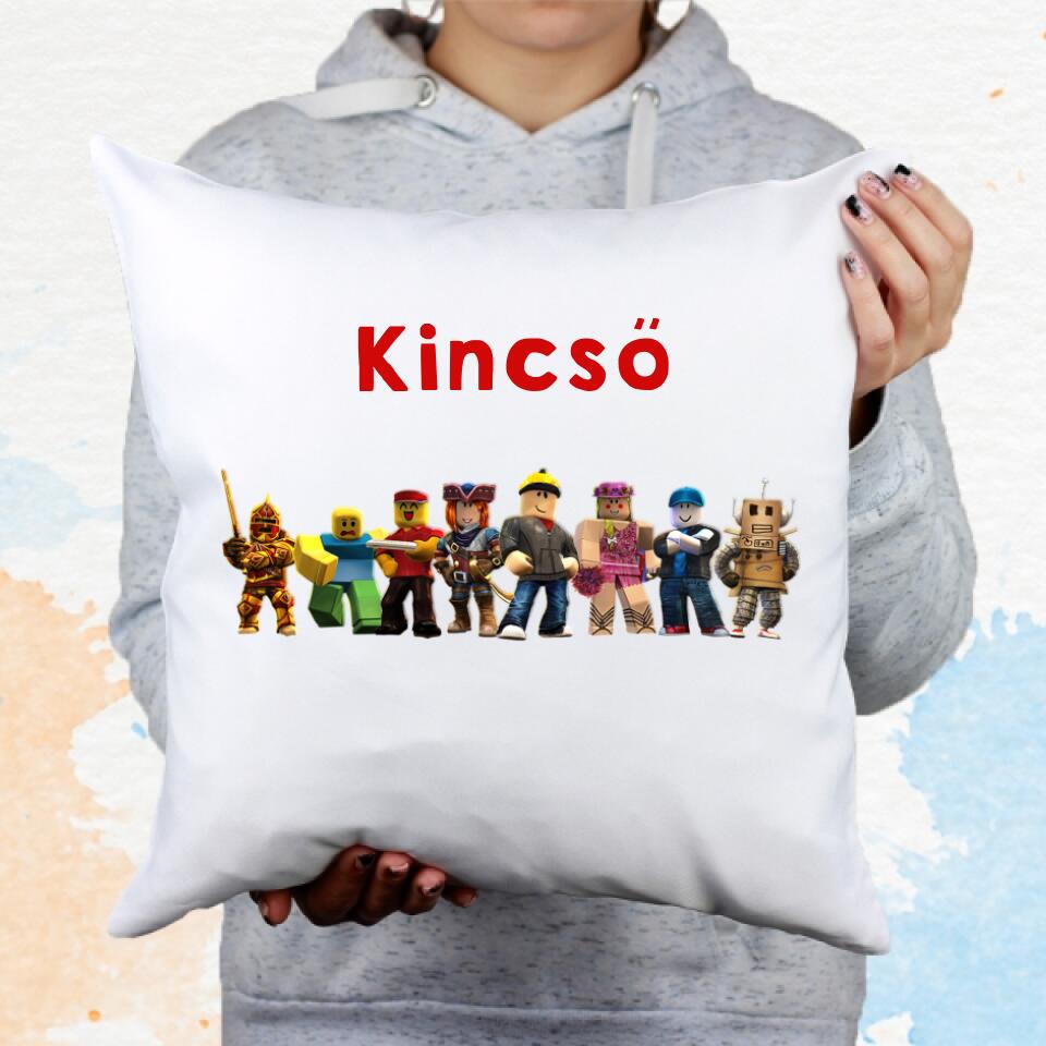 Roblox egyedi neves párna