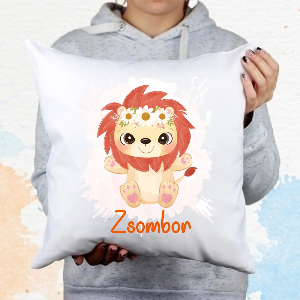 Állatos párna babáknak saját névvel