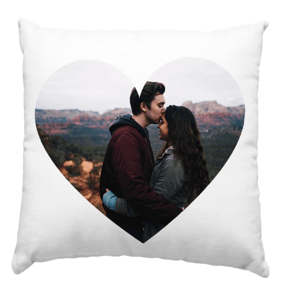 Kétoldalas egyedi fotós párna apás idézettel