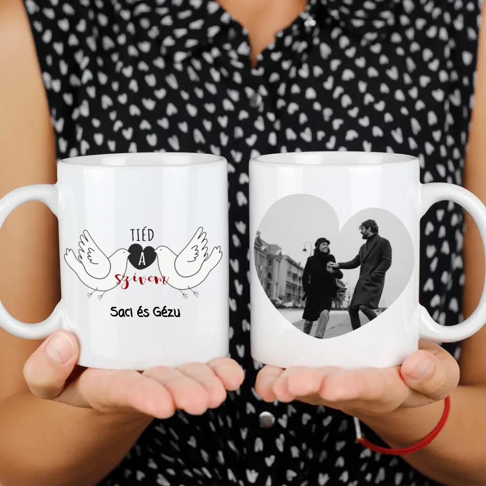 Tiéd a szívem bögre pároknak