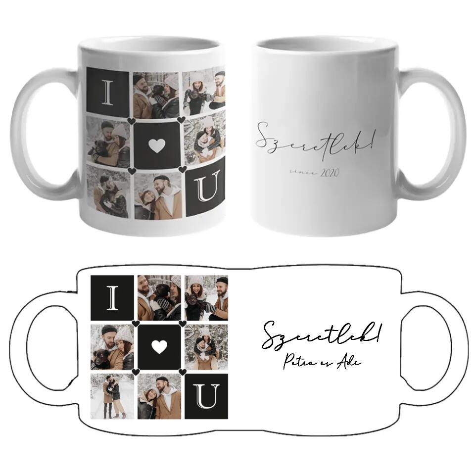 Fényképes ajándék bögre pároknak