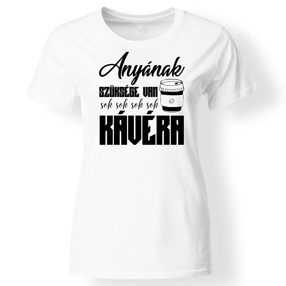 Póló anyának fehér