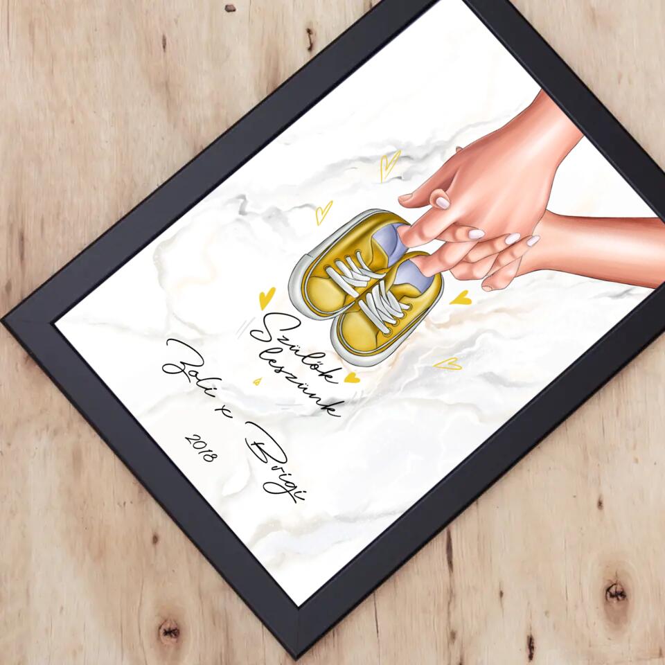 Szülők leszünk falikép