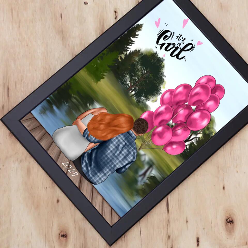 Páros szerkeszthető falikép