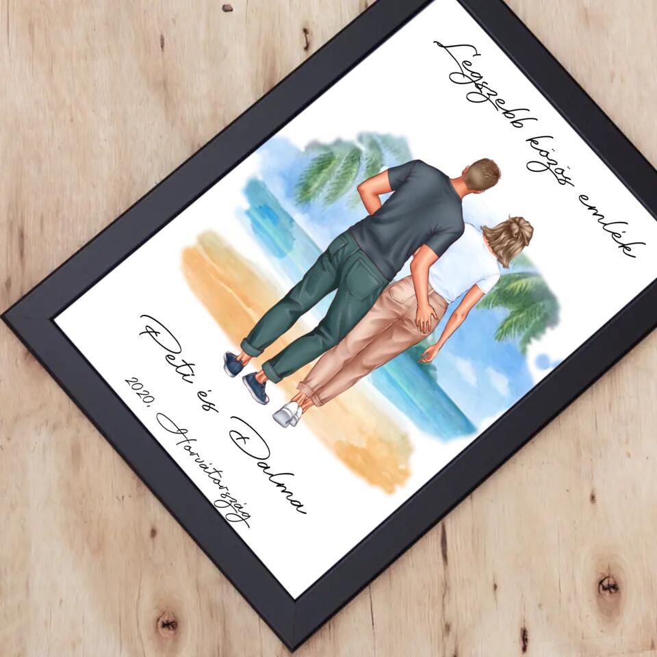 Páros nyári falikép