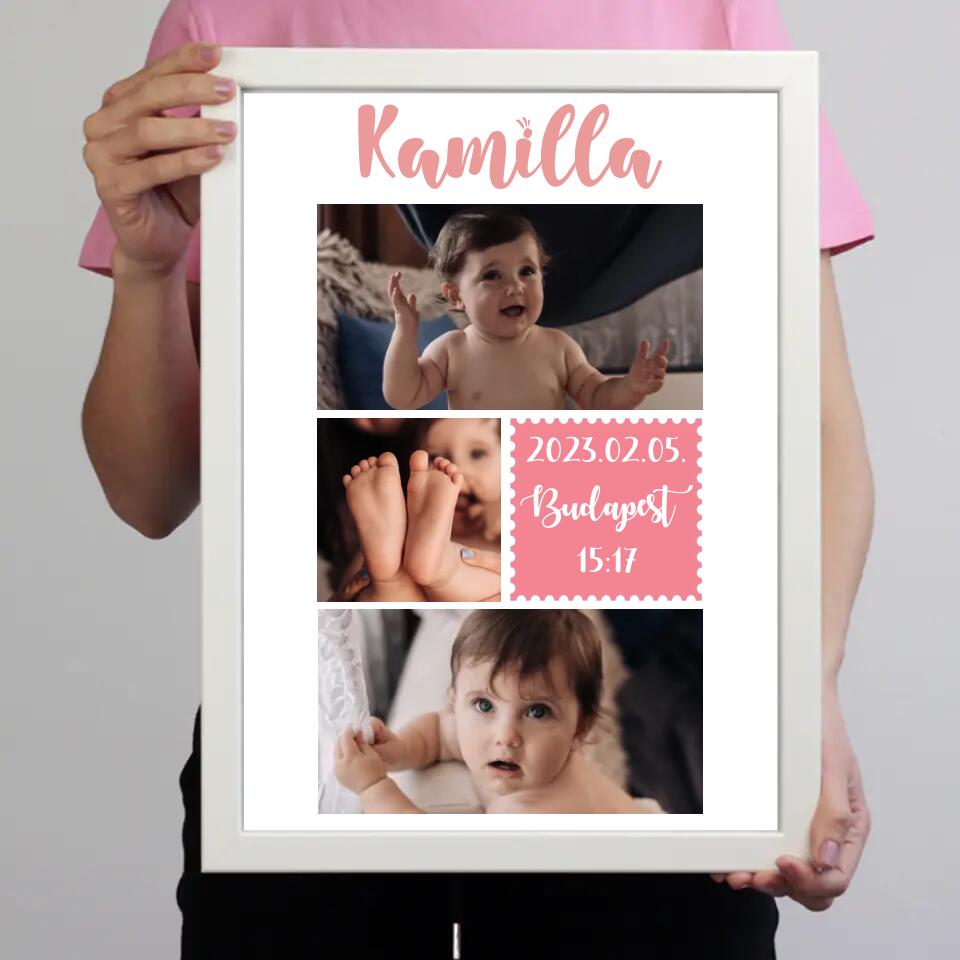 Kollázskép újszülötteknek