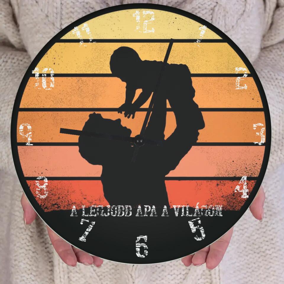 Legjobb Apa a világon falióra