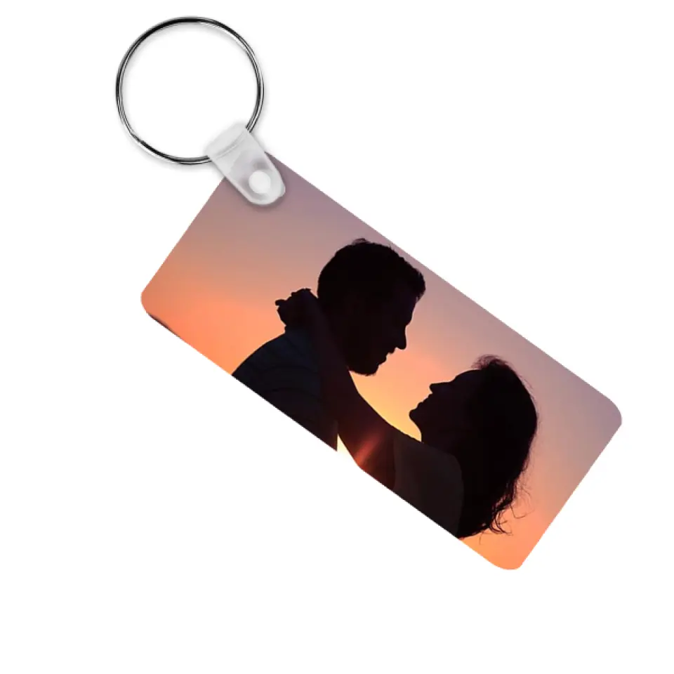 Egyedi fényképes kulcstartó