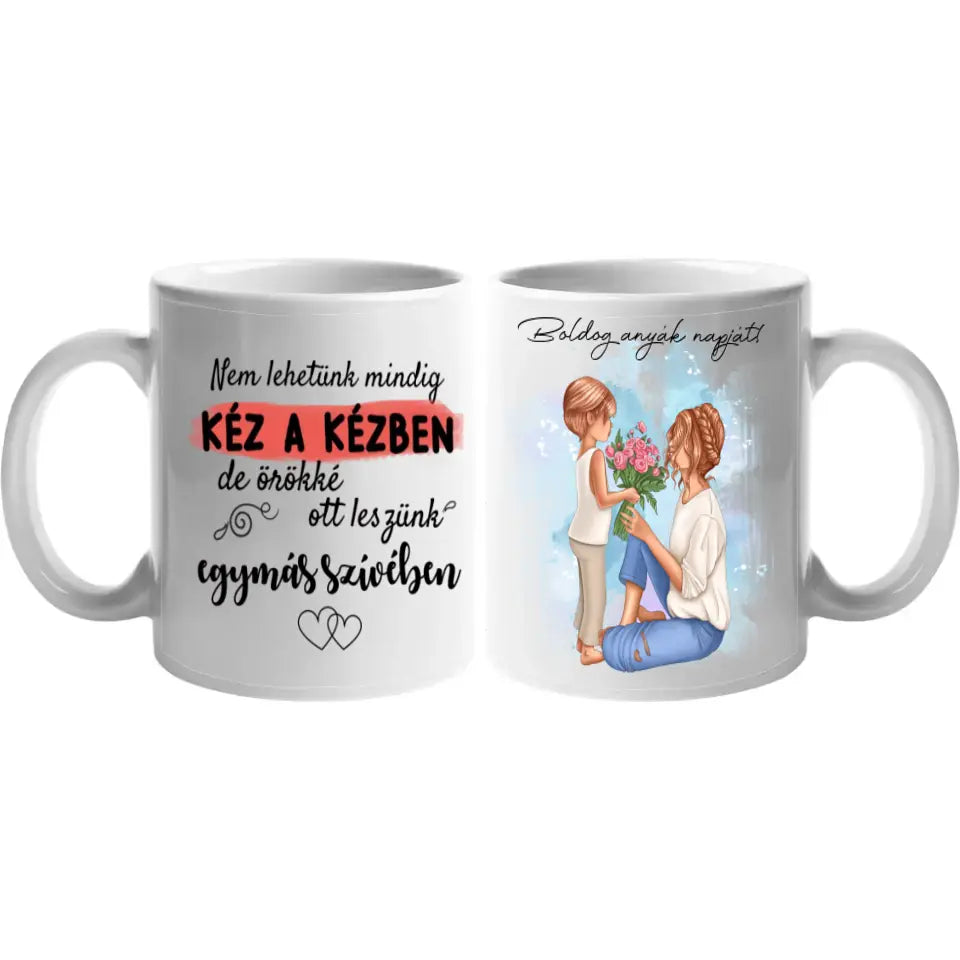 Anyák napi bögre egy gyerekkel