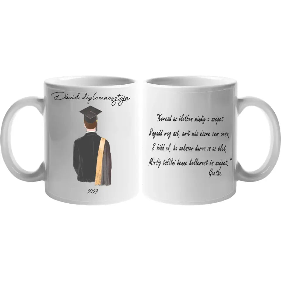 Ballagási bögre férfiaknak