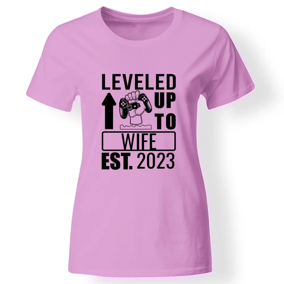 Level up gamer női póló felirattal