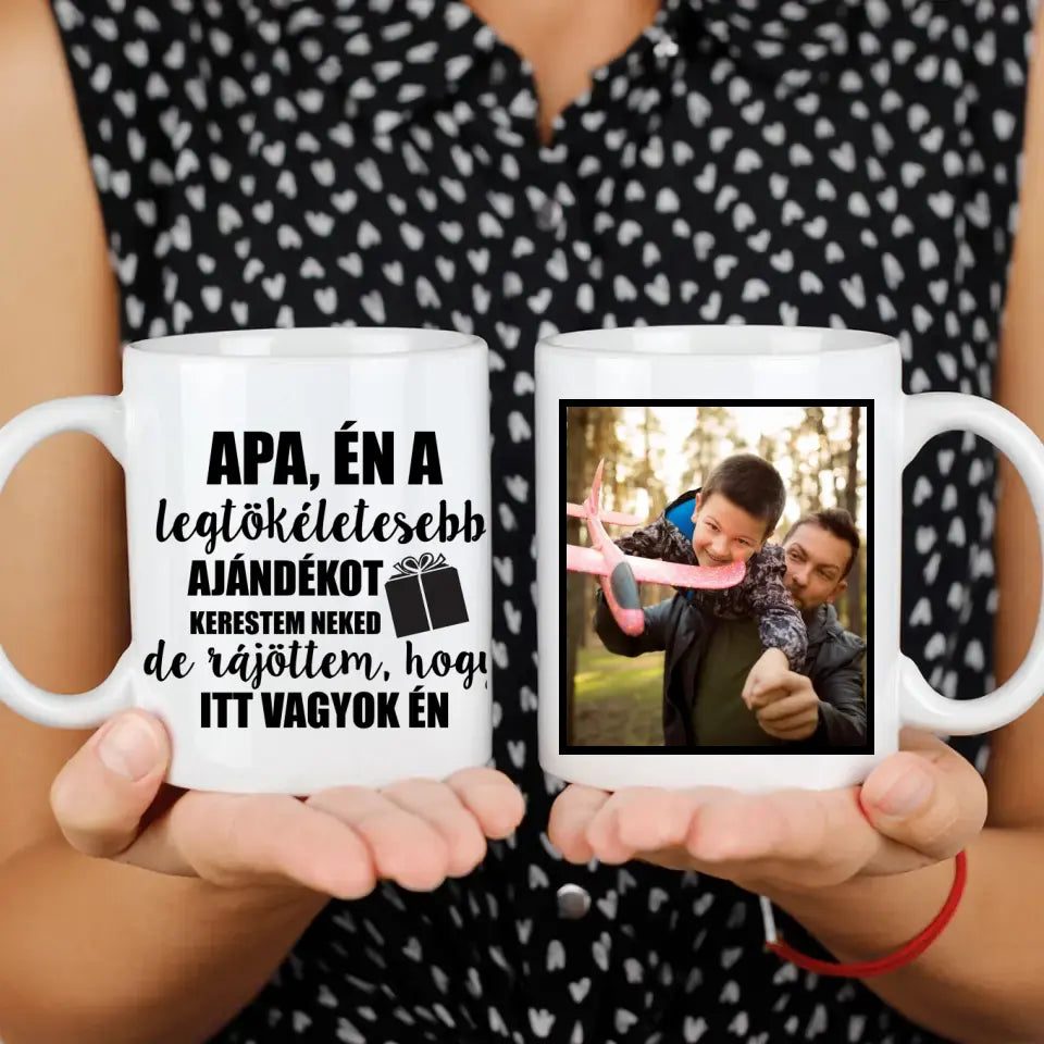A tökéletes ajándék vicces apák napi bögre