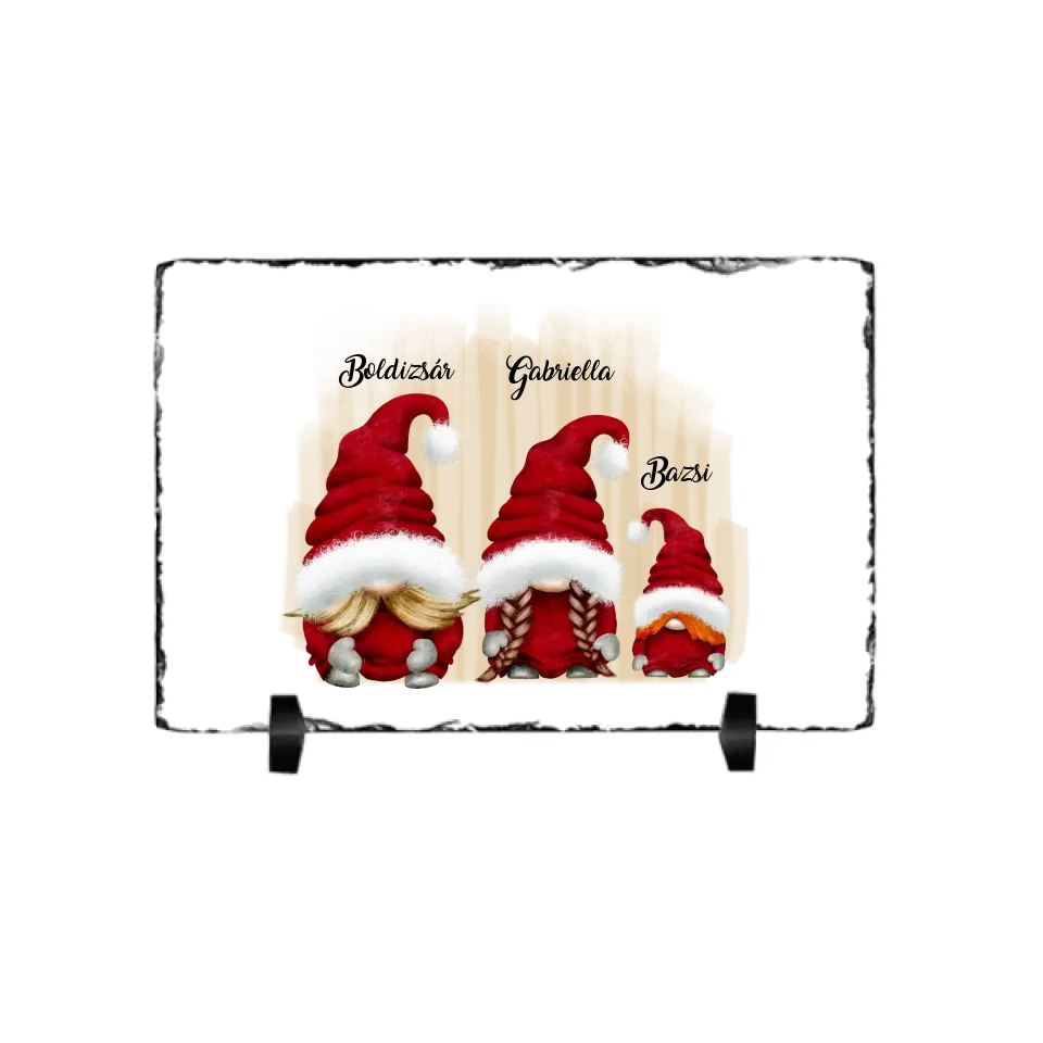 Családi manós gránitlap