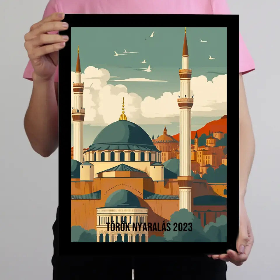 Törökország szuvenír ajándék falikép