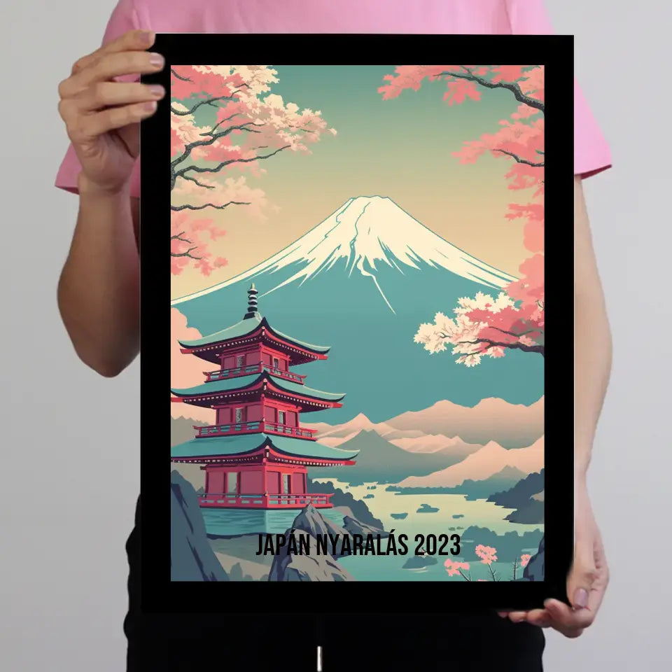 Japán szuvenír ajándék falikép