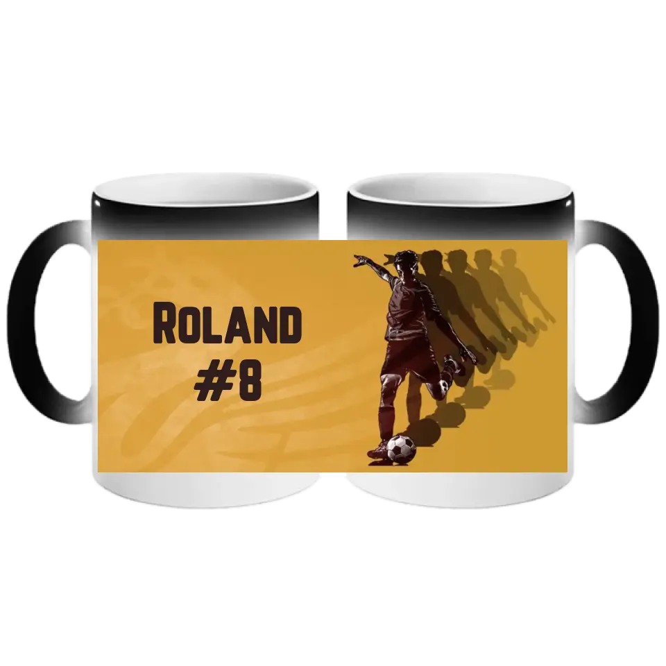 Egyedi neves focista bögre