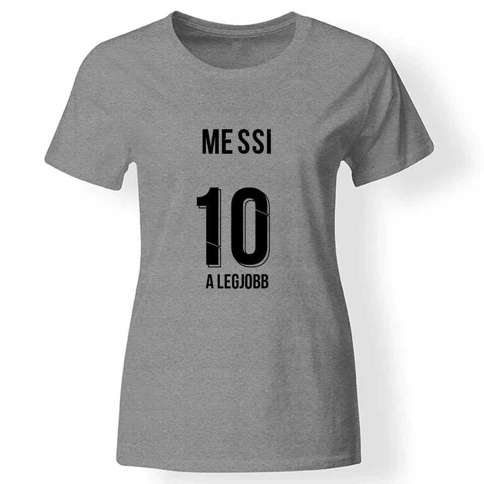 Messi Miami mez kinézetű póló nőknek