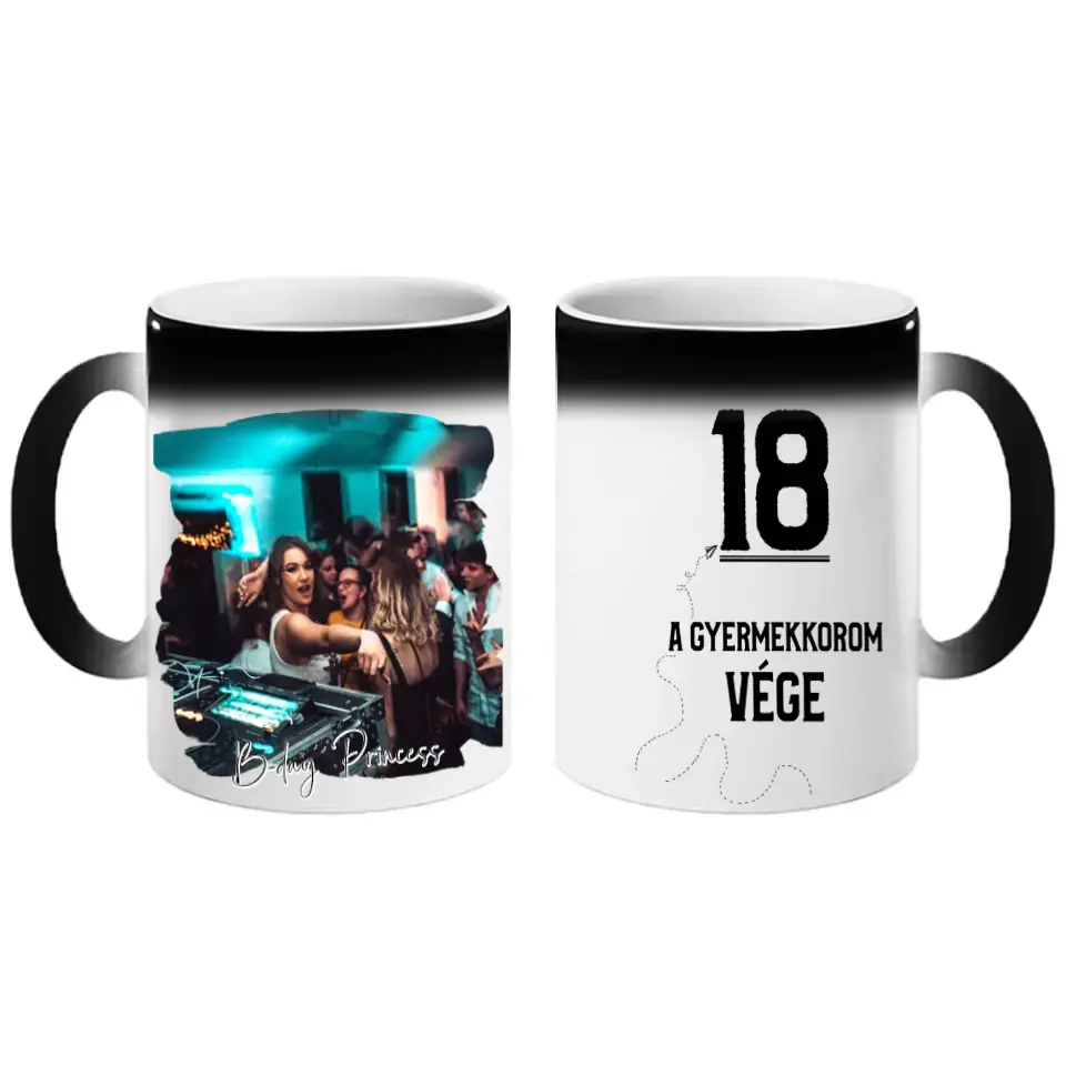 A gyerekkor vége 18. szülinapi bögre