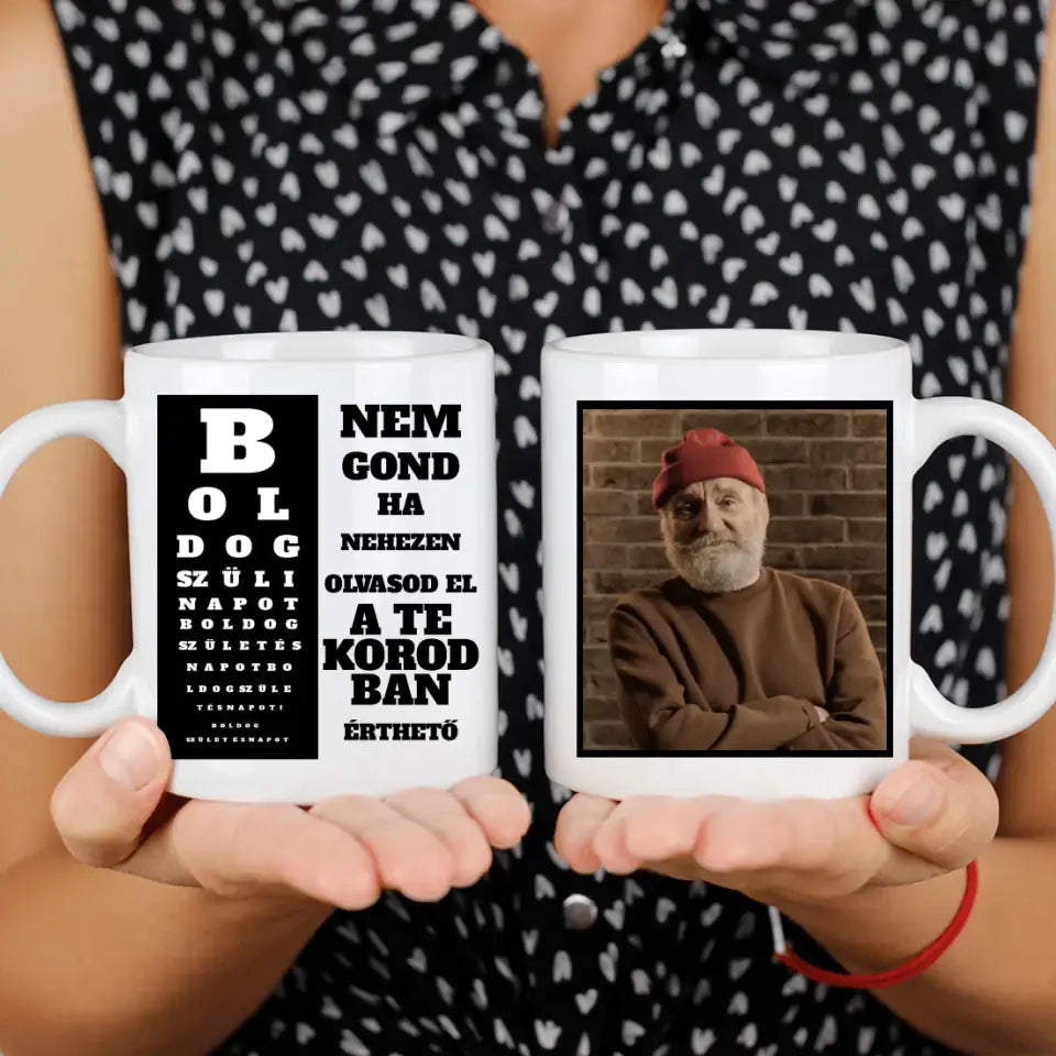 Nem gond vicces szülinapi ajándék bögre