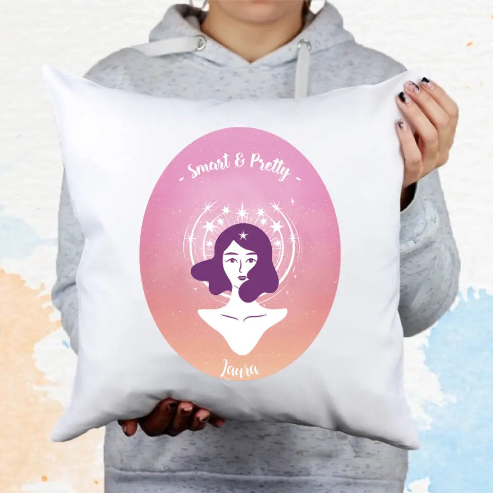 Csajos párna egyedi névvel