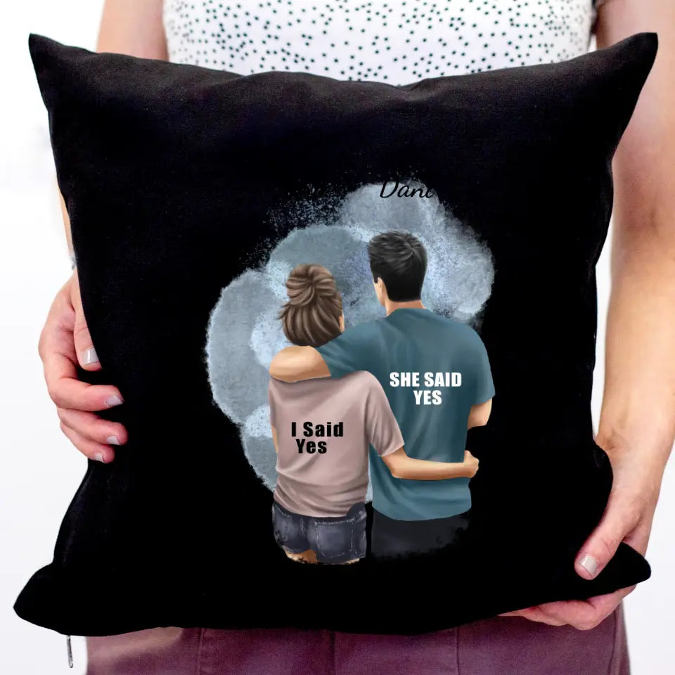 Ölelkezős páros párna