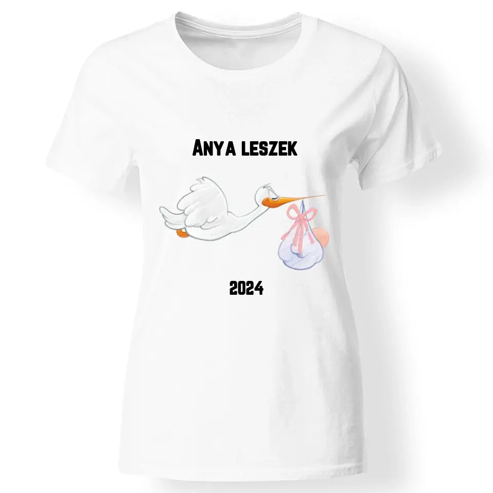 Anya leszek kismama póló fehér