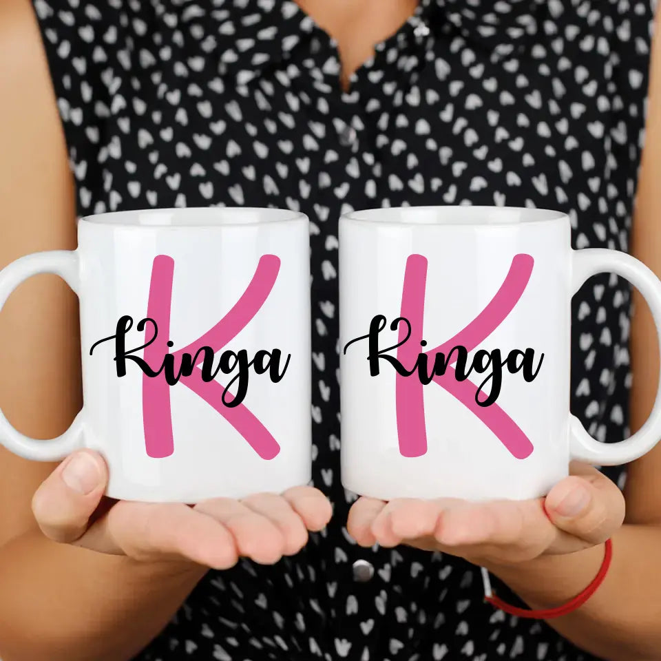 Egyedi neves bögre választható színben