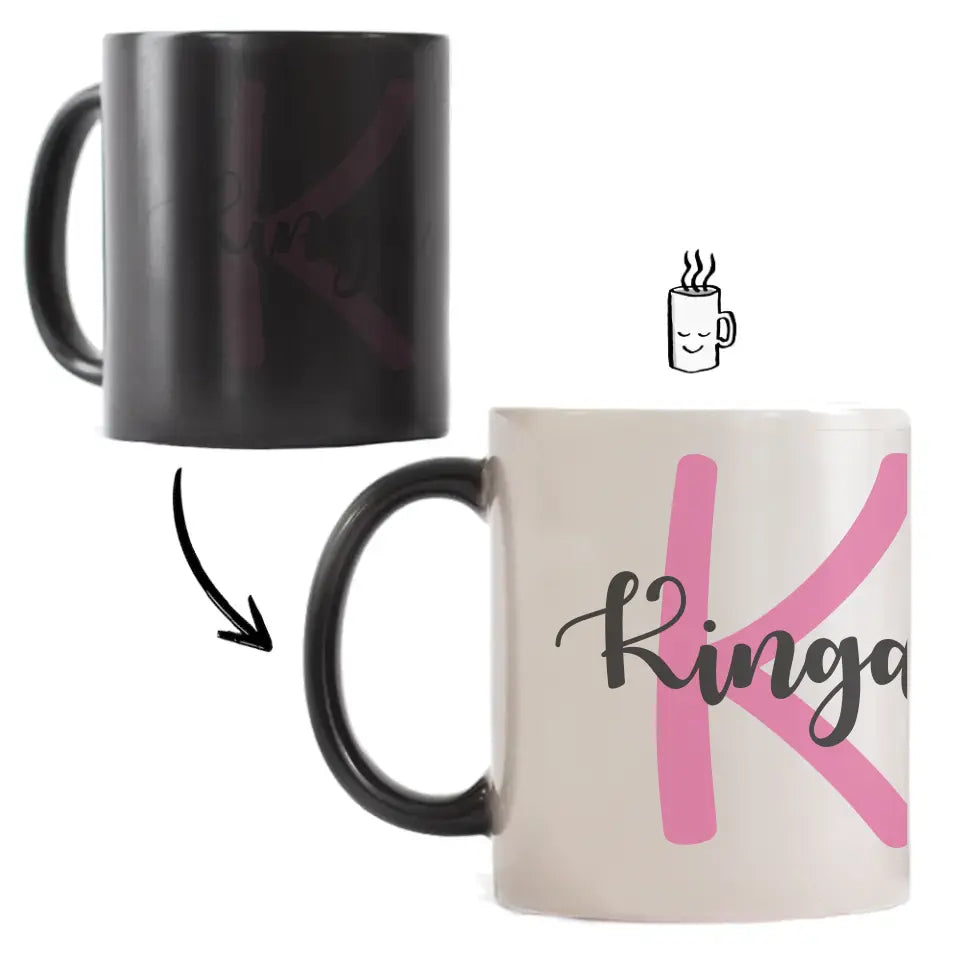 Egyedi neves bögre választható színben