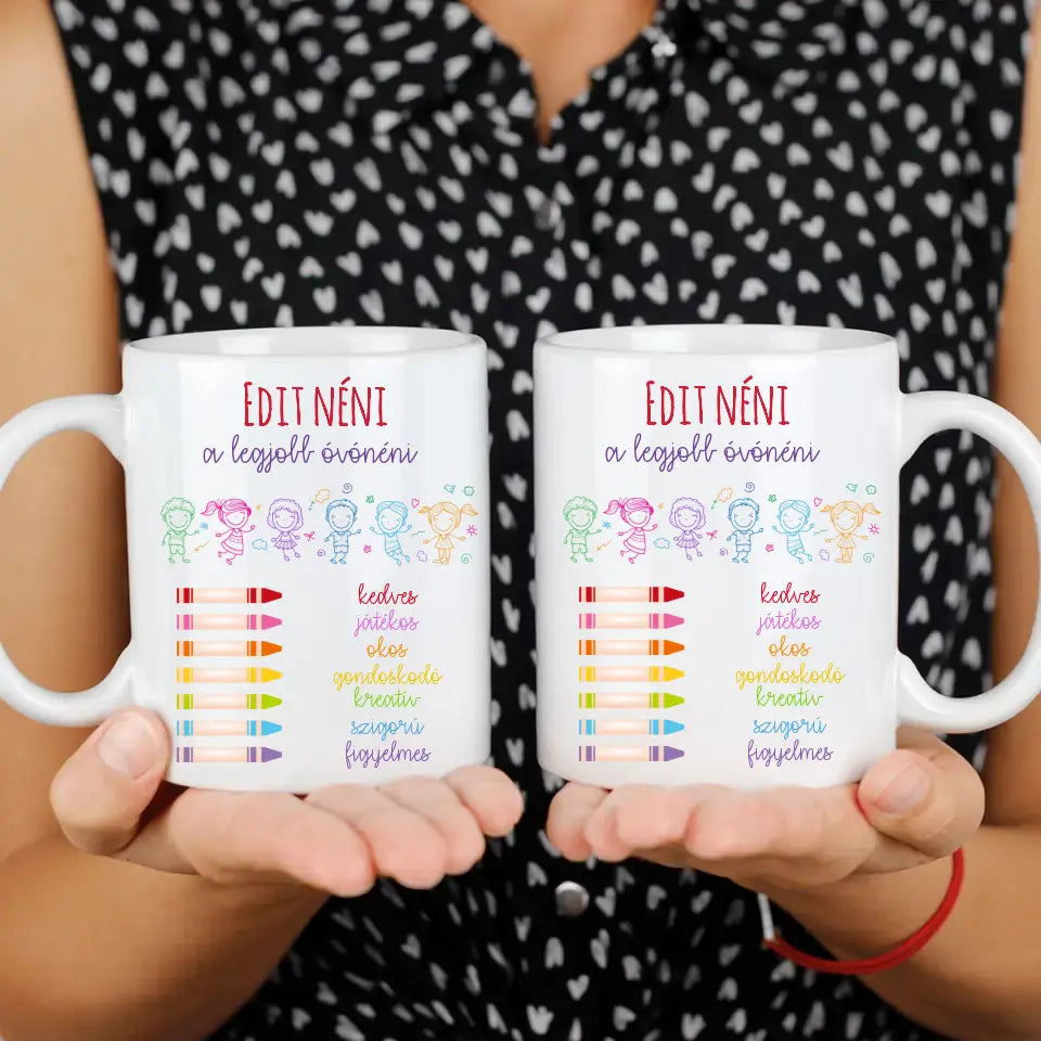 Legjobb pedagógus bögre jellemzéssel