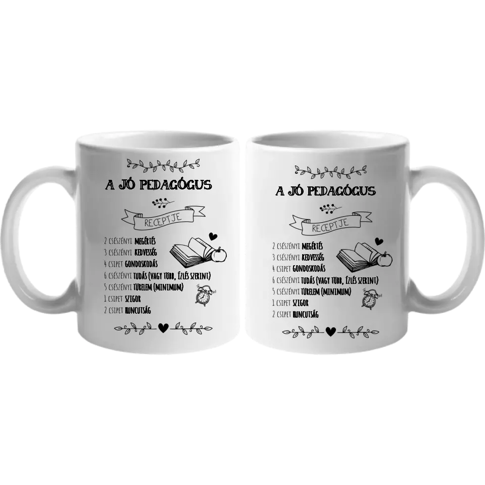 A jó pedagógus receptje bögre
