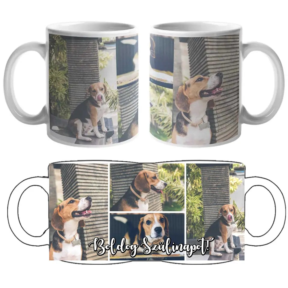 4 egyedi fényképes bögre