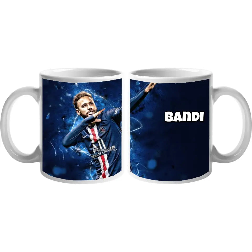 Neymar bögre egyedi névvel