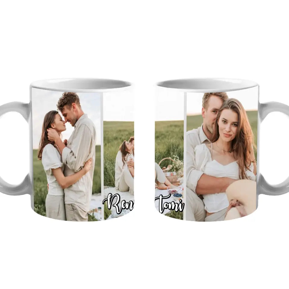 3 fényképes bögre