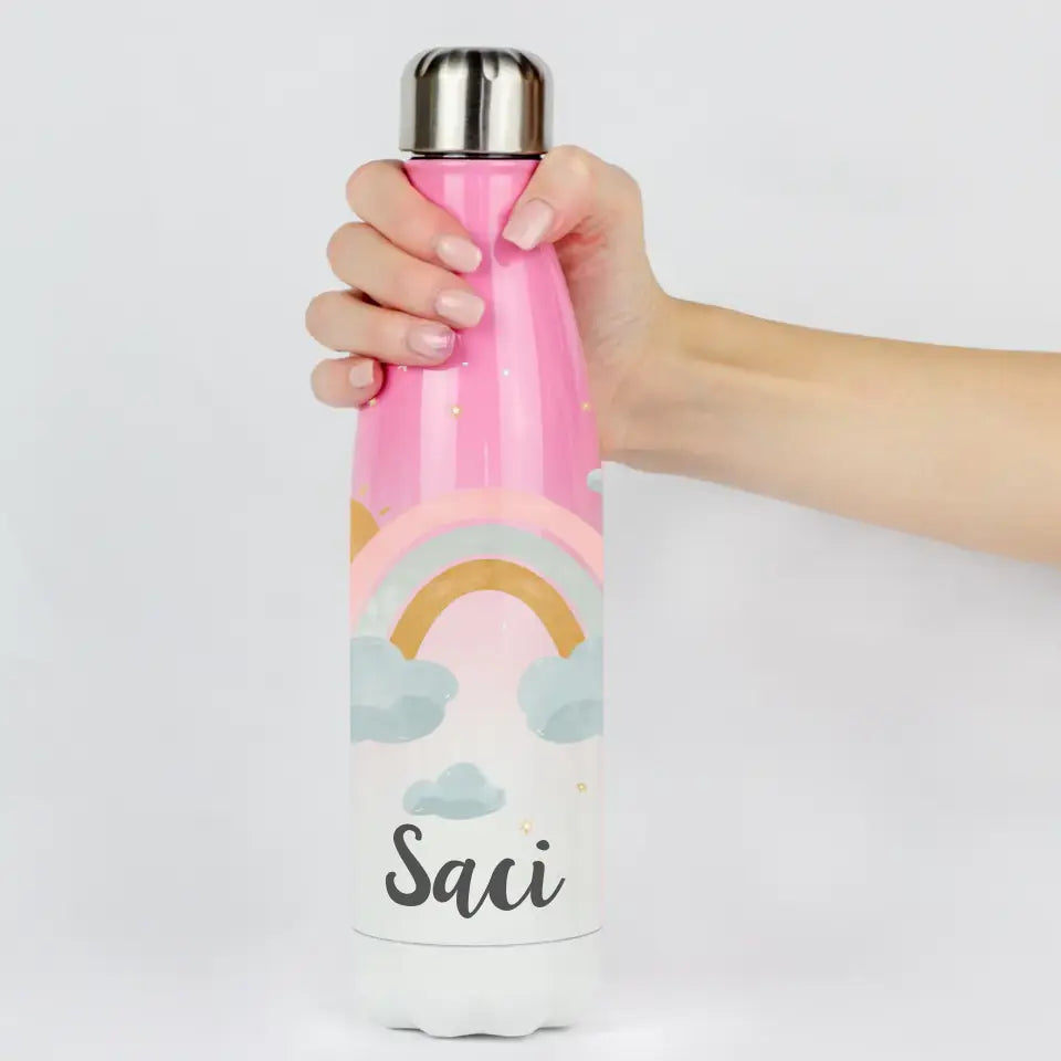 egyedi neves színátmenetes kulacs