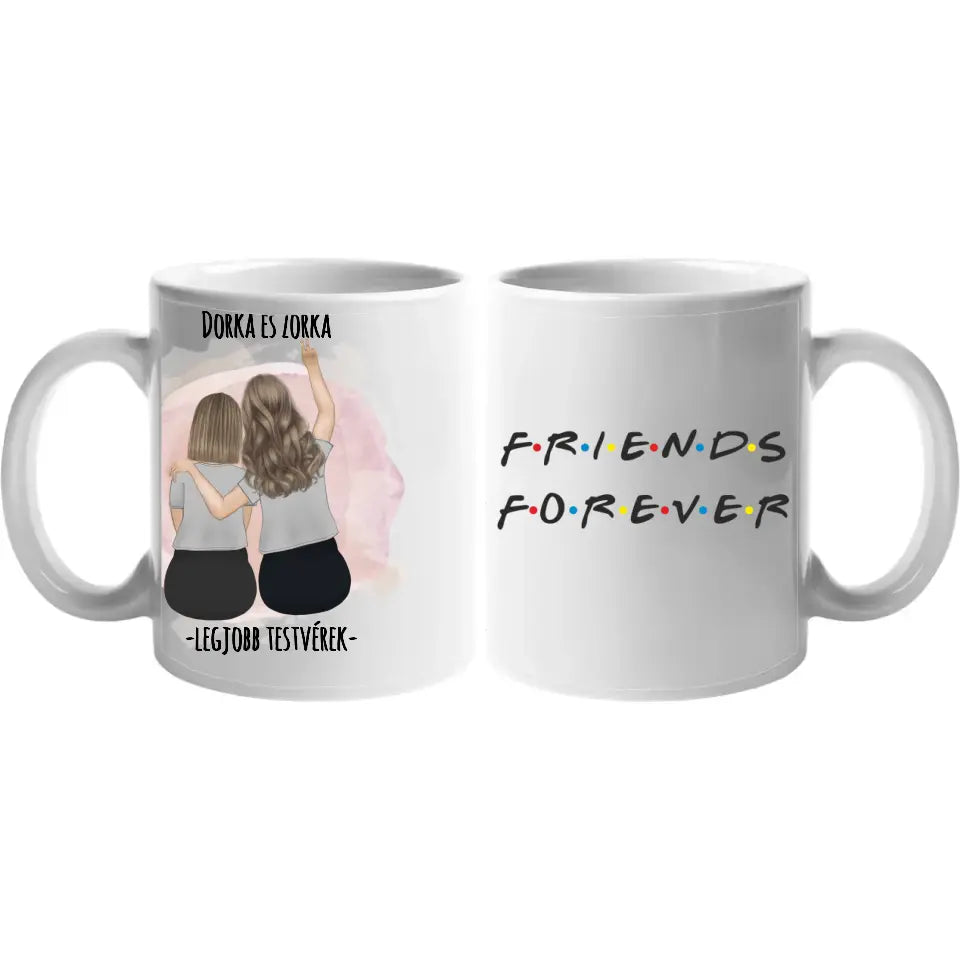 Legjobb barátnős bögre 2-3-4-5 fővel