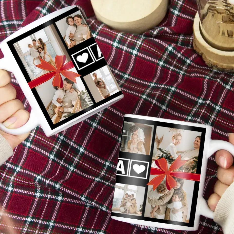 10 Fényképes karácsonyi ajándék bögre Apáknak