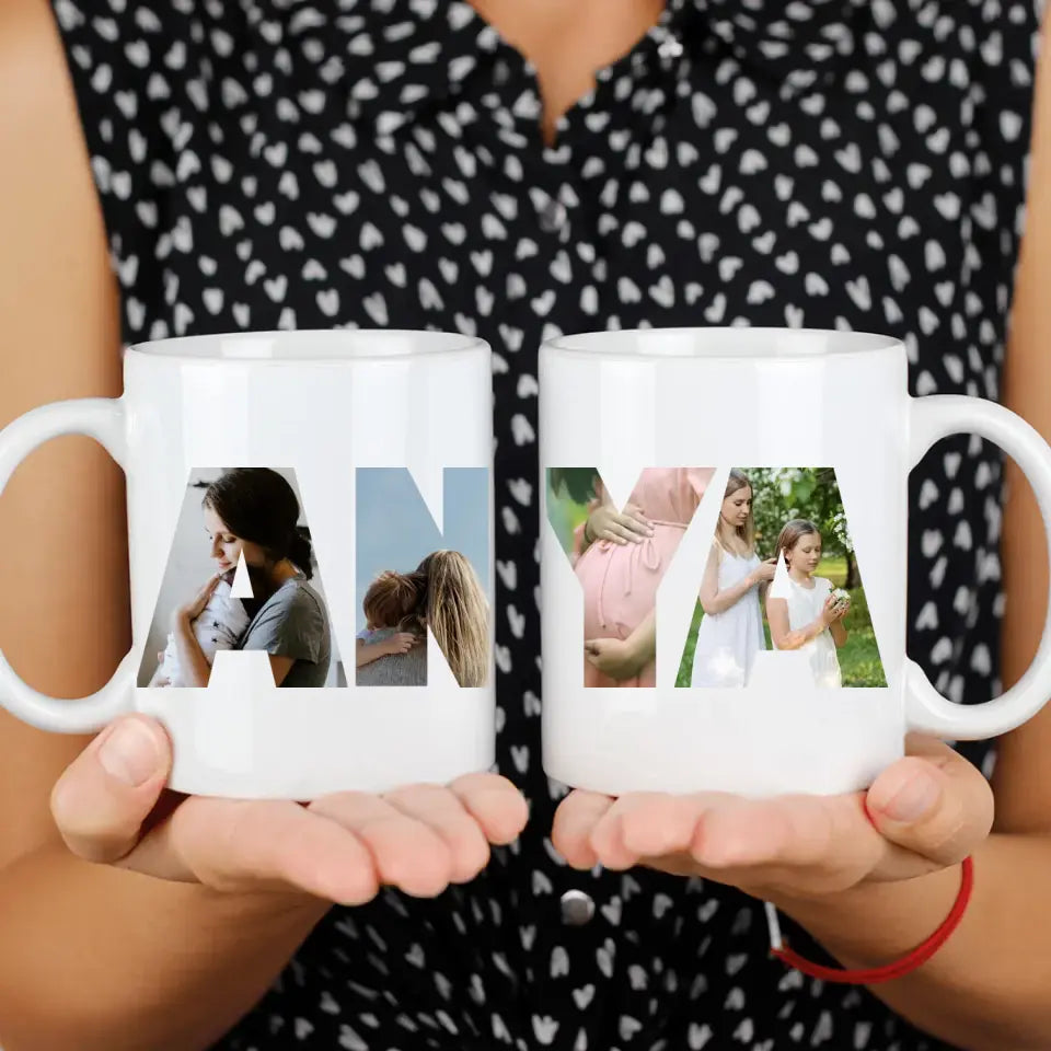 Anya feliratos bögre képekkel