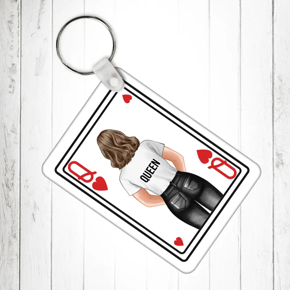 King&Queen szerkeszthető karakteres kulcstartortó 2db-os szettben