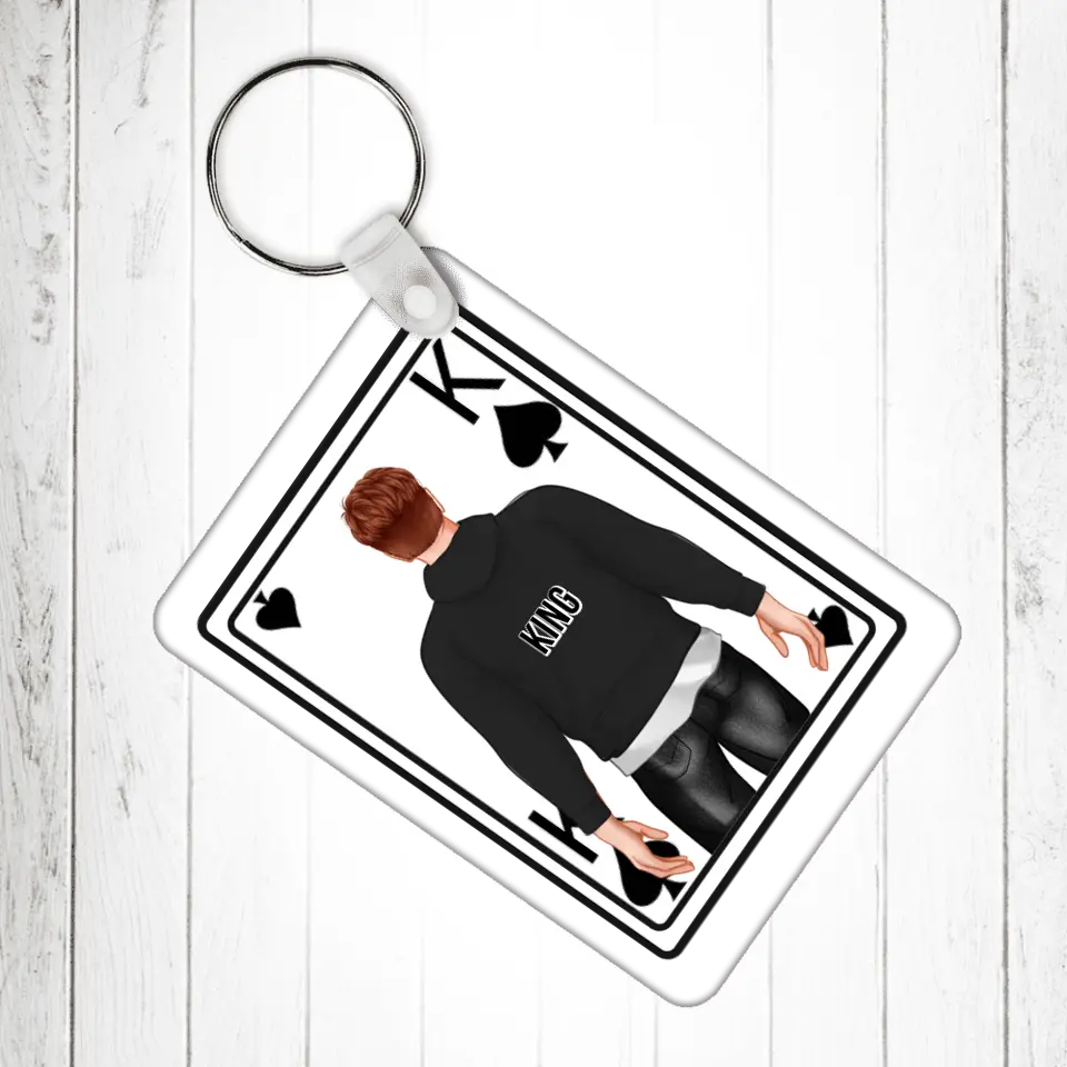 King&Queen szerkeszthető karakteres kulcstartortó 2db-os szettben