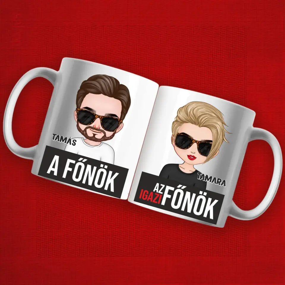 Páros valentin napi bögre cuki karakterekkel 2db-os szettben