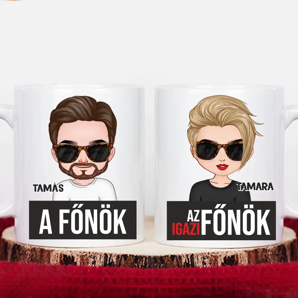 Páros valentin napi bögre cuki karakterekkel 2db-os szettben