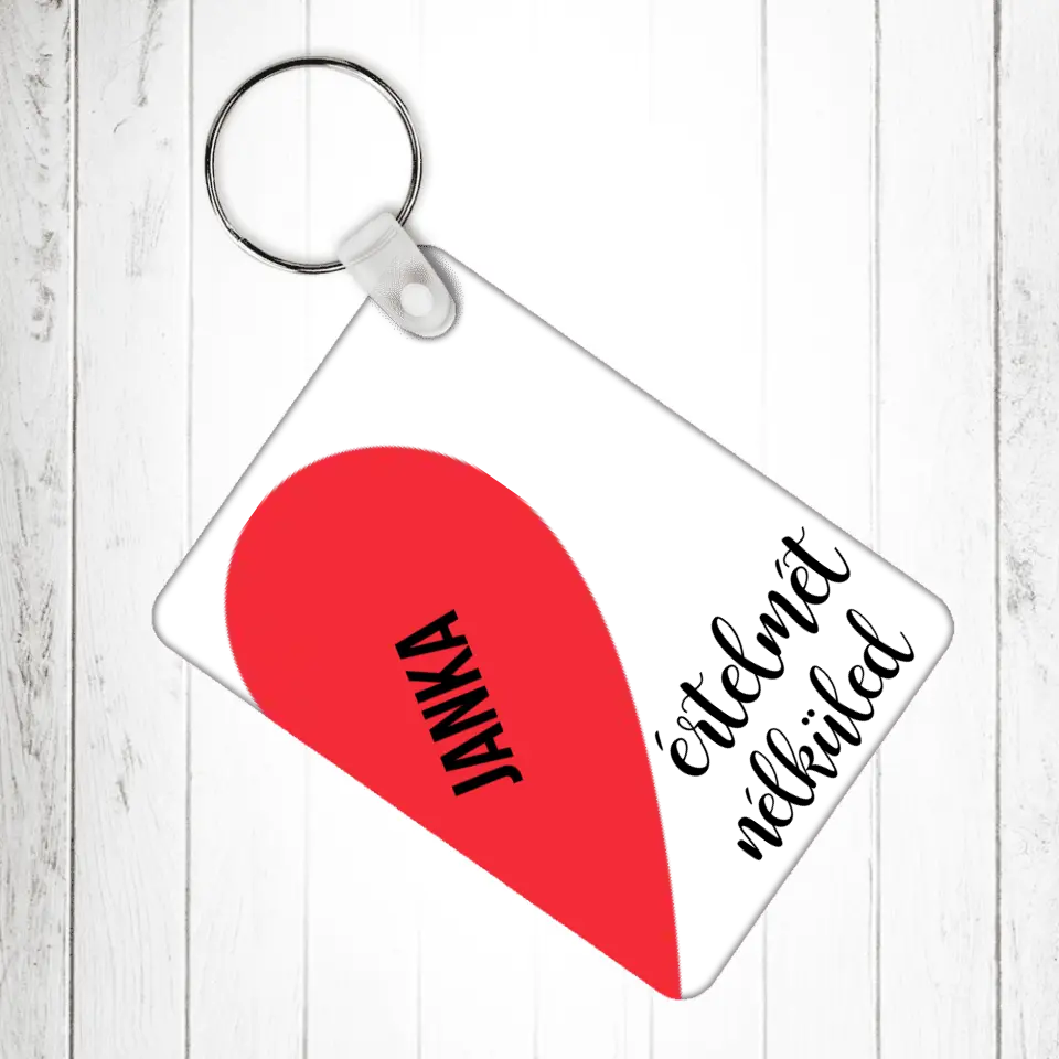 Páros valentin napi kulcstartortó 2db-os szettben