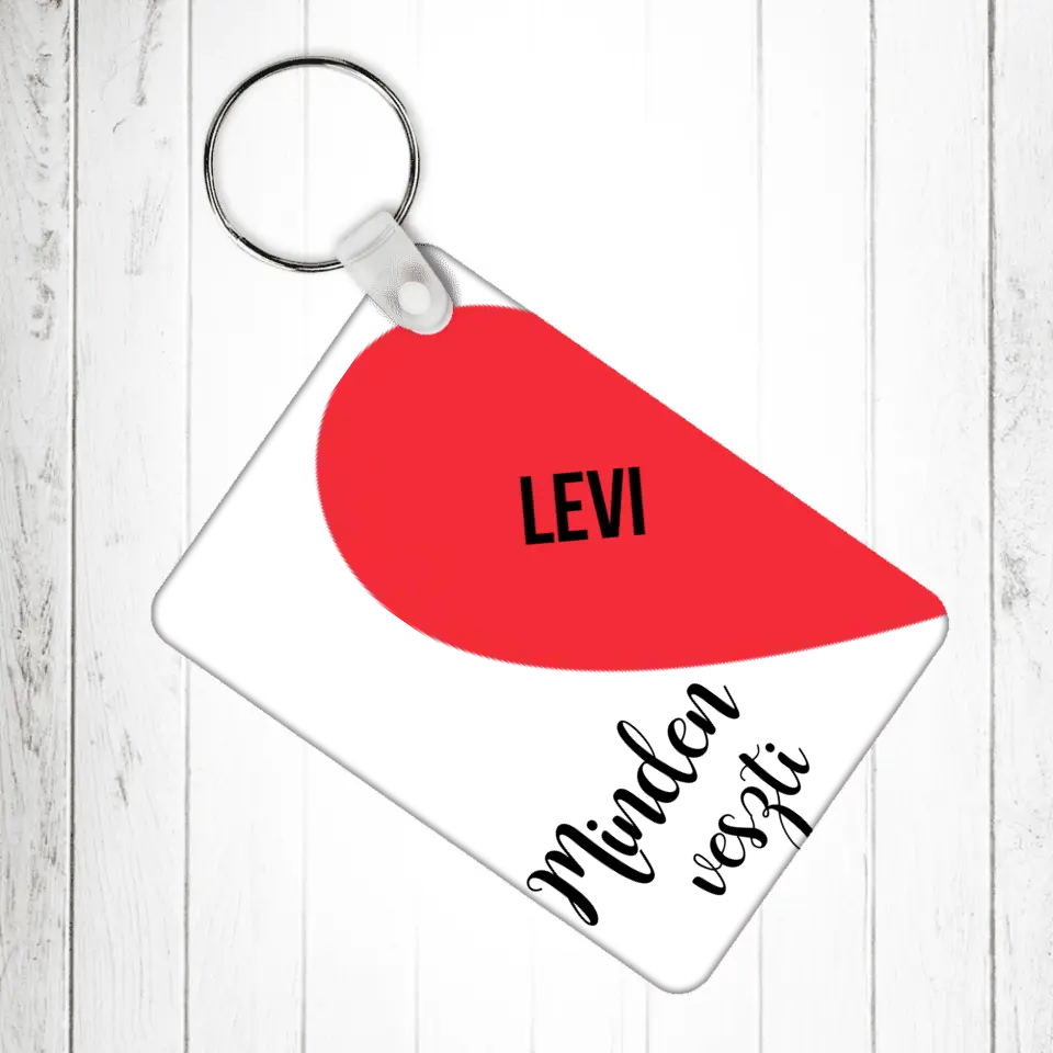 Páros valentin napi kulcstartortó 2db-os szettben